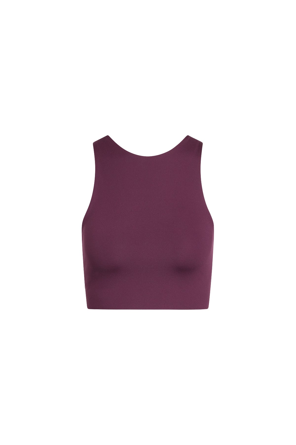 Purple - Built in bra tank top