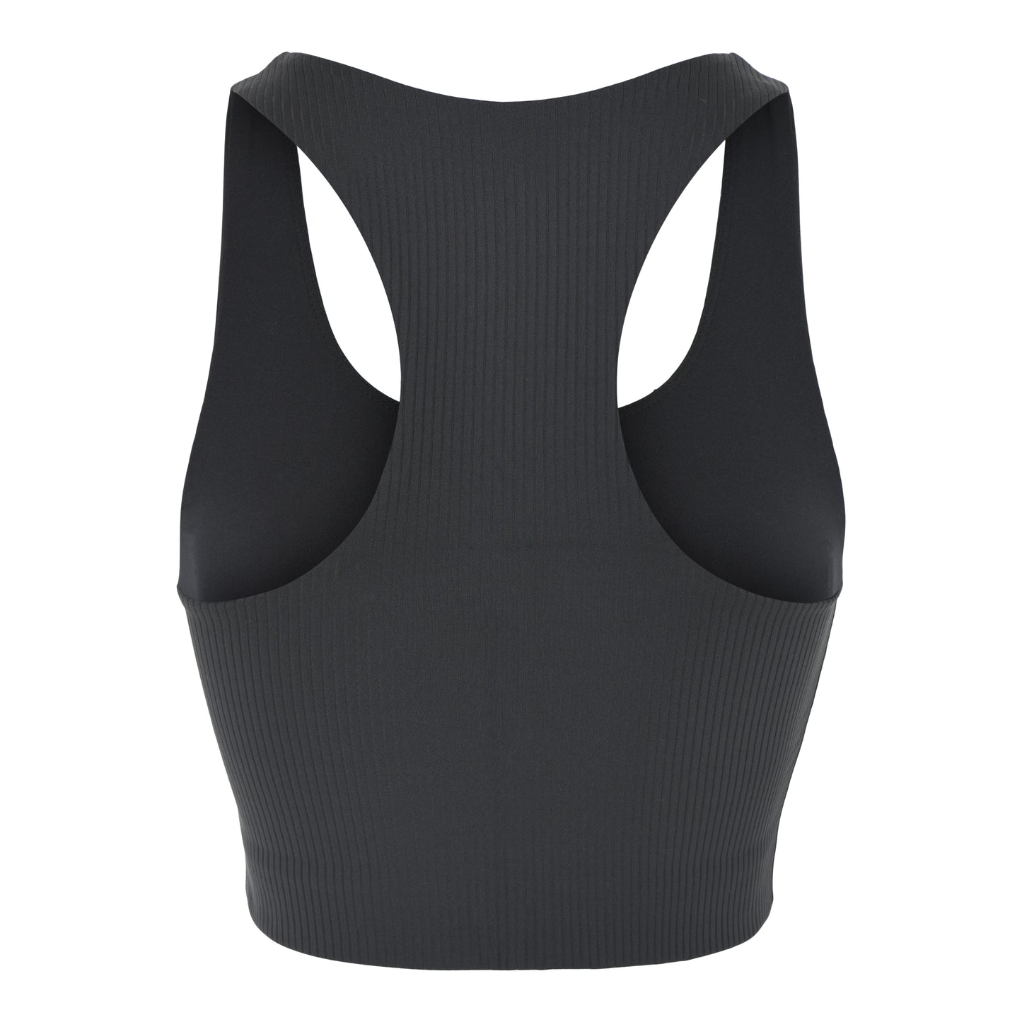 Girlfriend collective black paloma ribbed sports bra