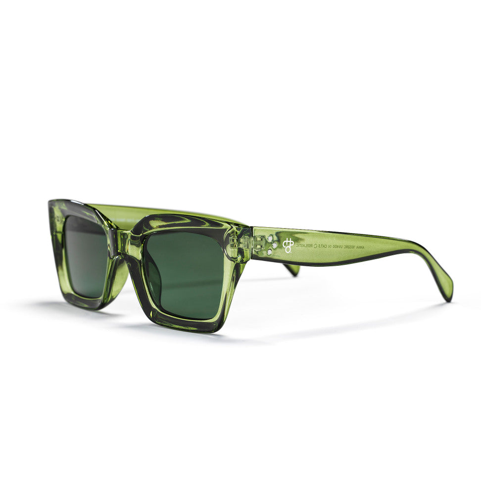 Green recycled sunglasses - CHPO Anna