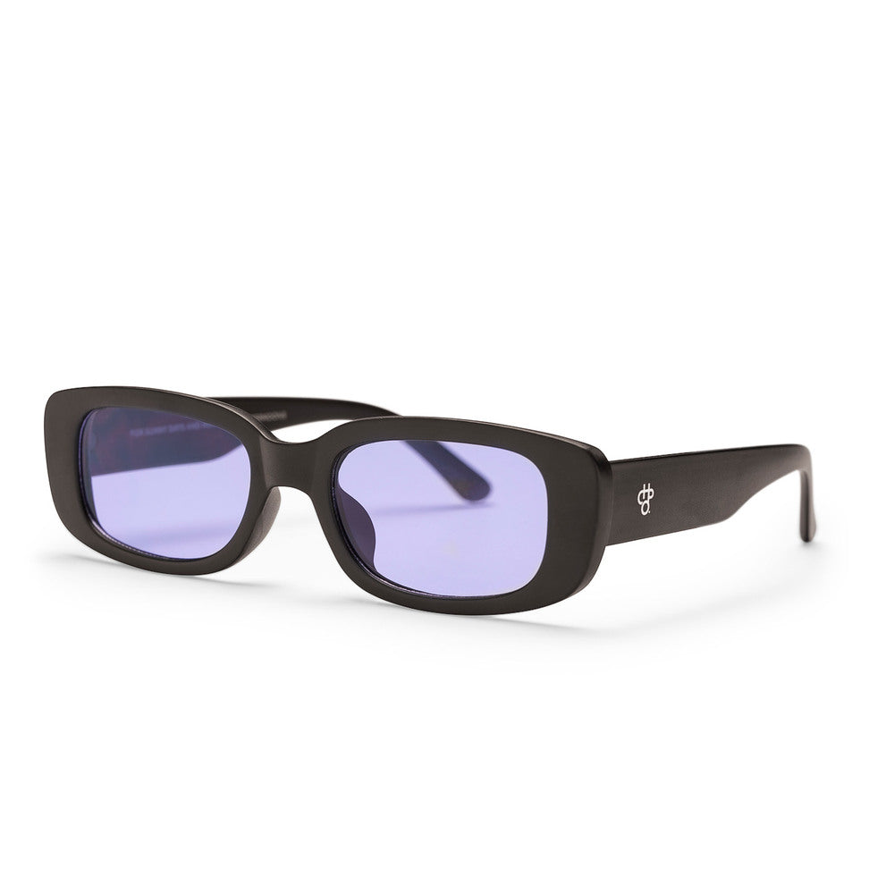 Rectangle sunglasses - black and lilac - CHPO Nicole