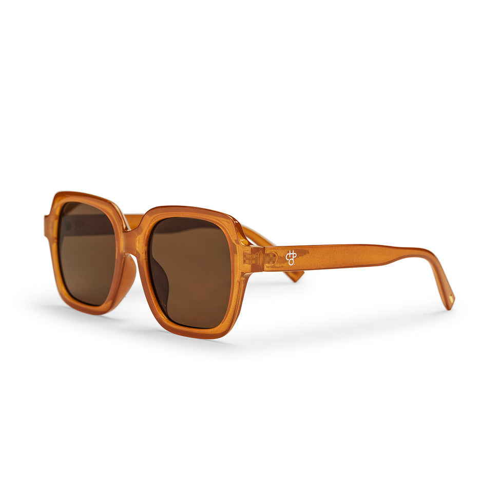 Orange oversized sunglasses - sustainably made - CHPO Jojo