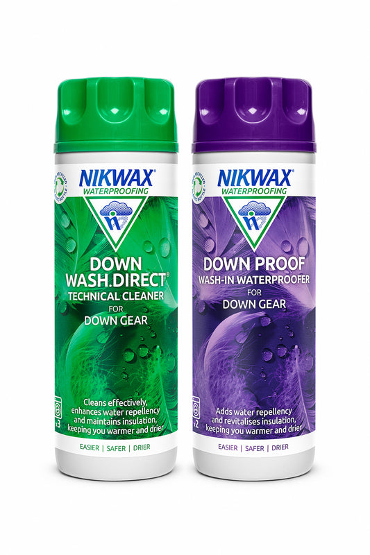 Nikwax Down Wash & Down Proof Bundle