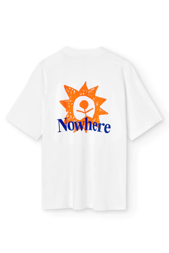 NWHR Organic Cotton White Graphic Sunrise T-shirt