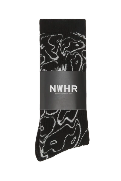 NWHR Black Socks - Organic Cotton