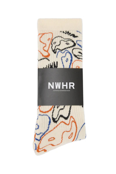 NWHR Graphic Sustainable and fairtrade cotton socks