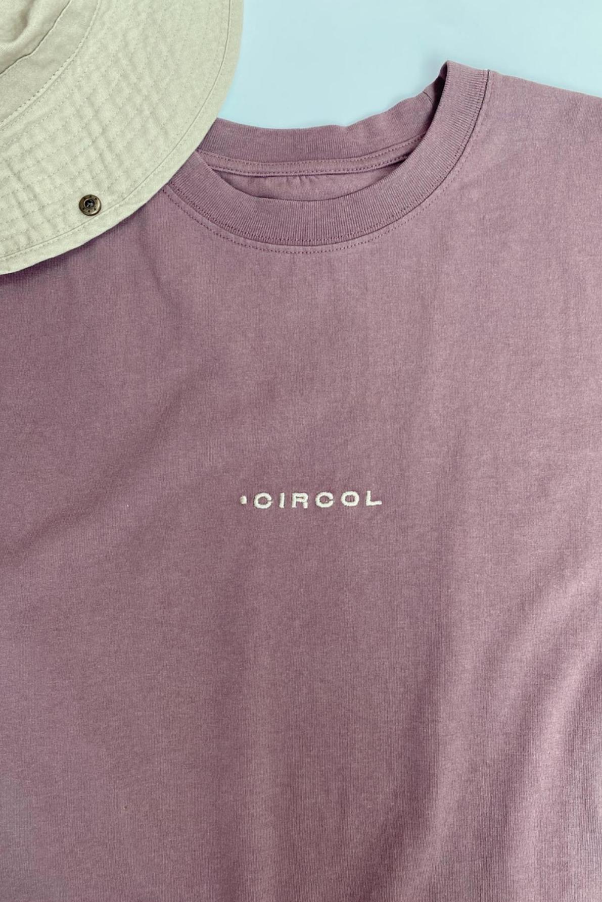 CIRCOL Premium Cotton Unisex Tshirt - Burgundy