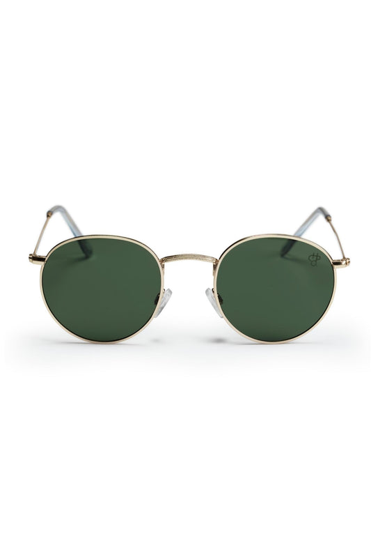 Retro round wire frame sunglasses