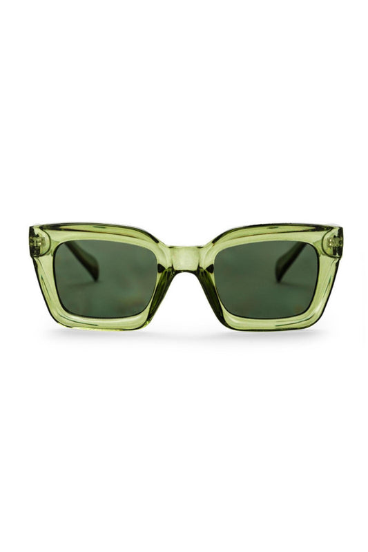 Green sunglasses - recycled materials - CHPO Anna