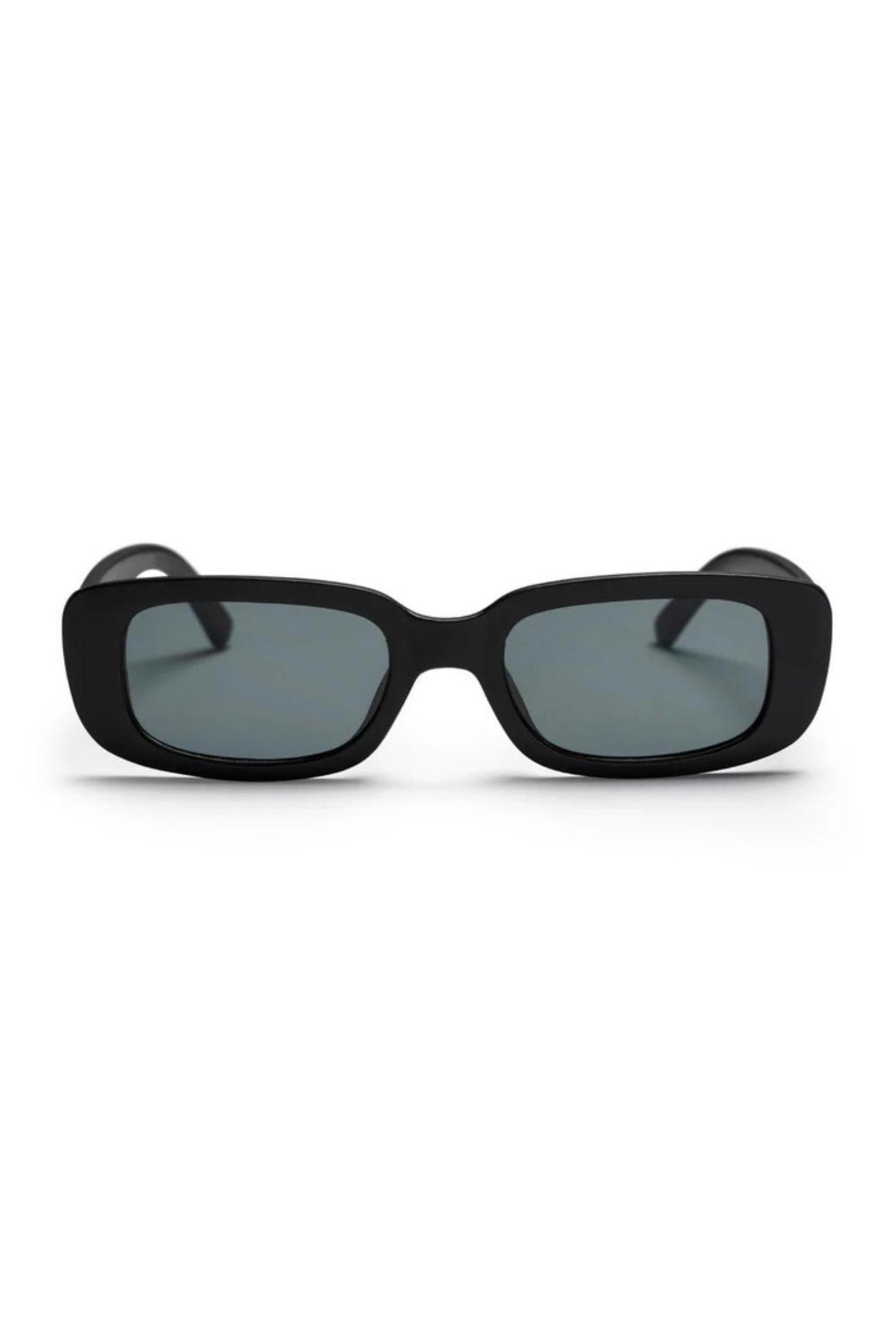 black rectangle sunglasses - recycled materials