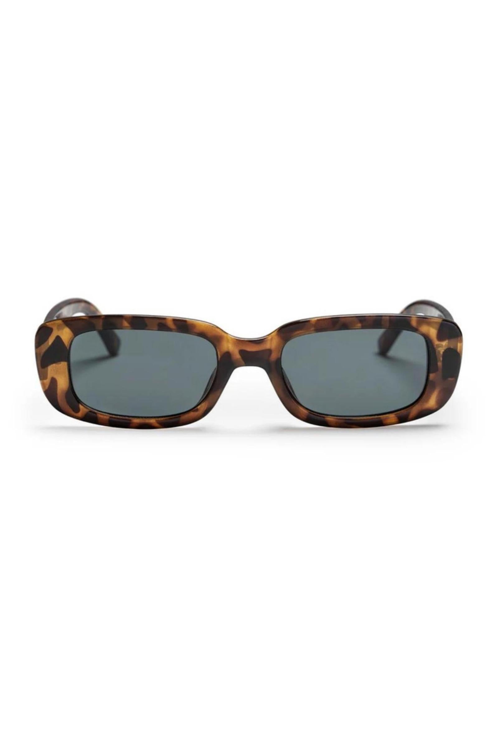 Tortoise rectangle sunglasses