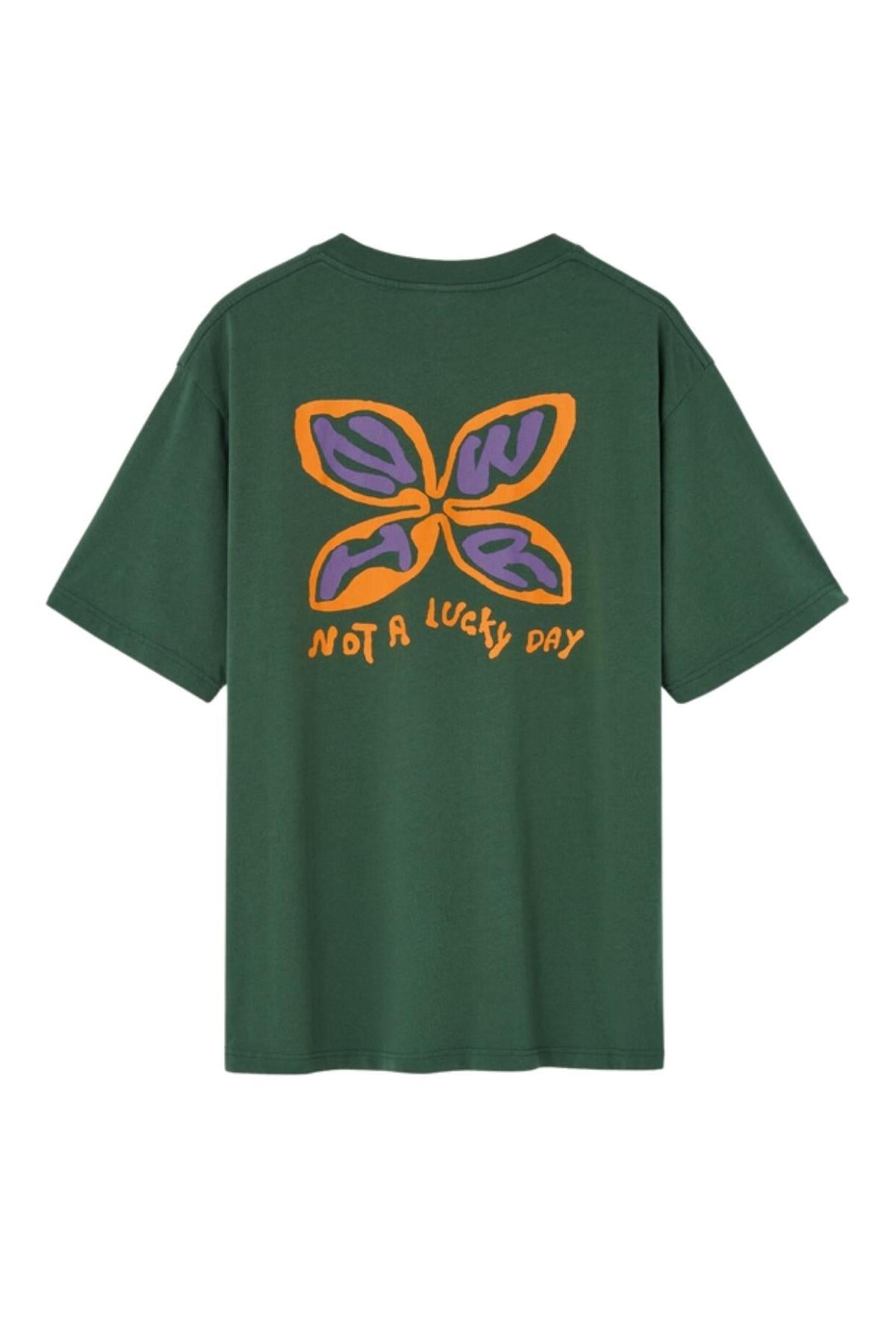 Green cotton unisex t-shirt - NWHR