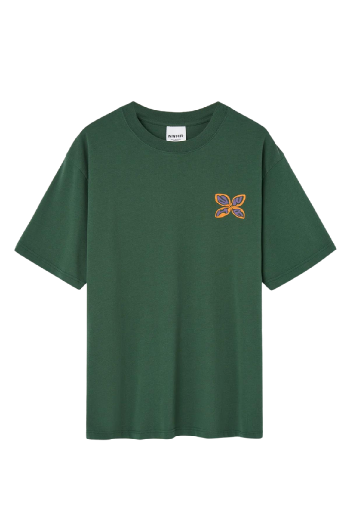 NWHR Organic Cotton T-Shirt - Green 'Flower'