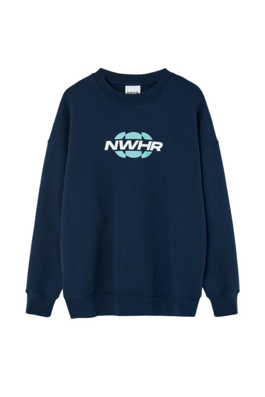 NWHR Navy Cotton Crewneck Sweatshirt